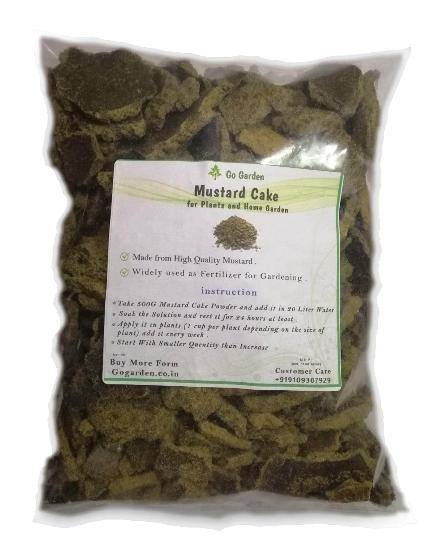 Mustard Cake Powder for Plants and Home Garden Organic Fertilizer 1K