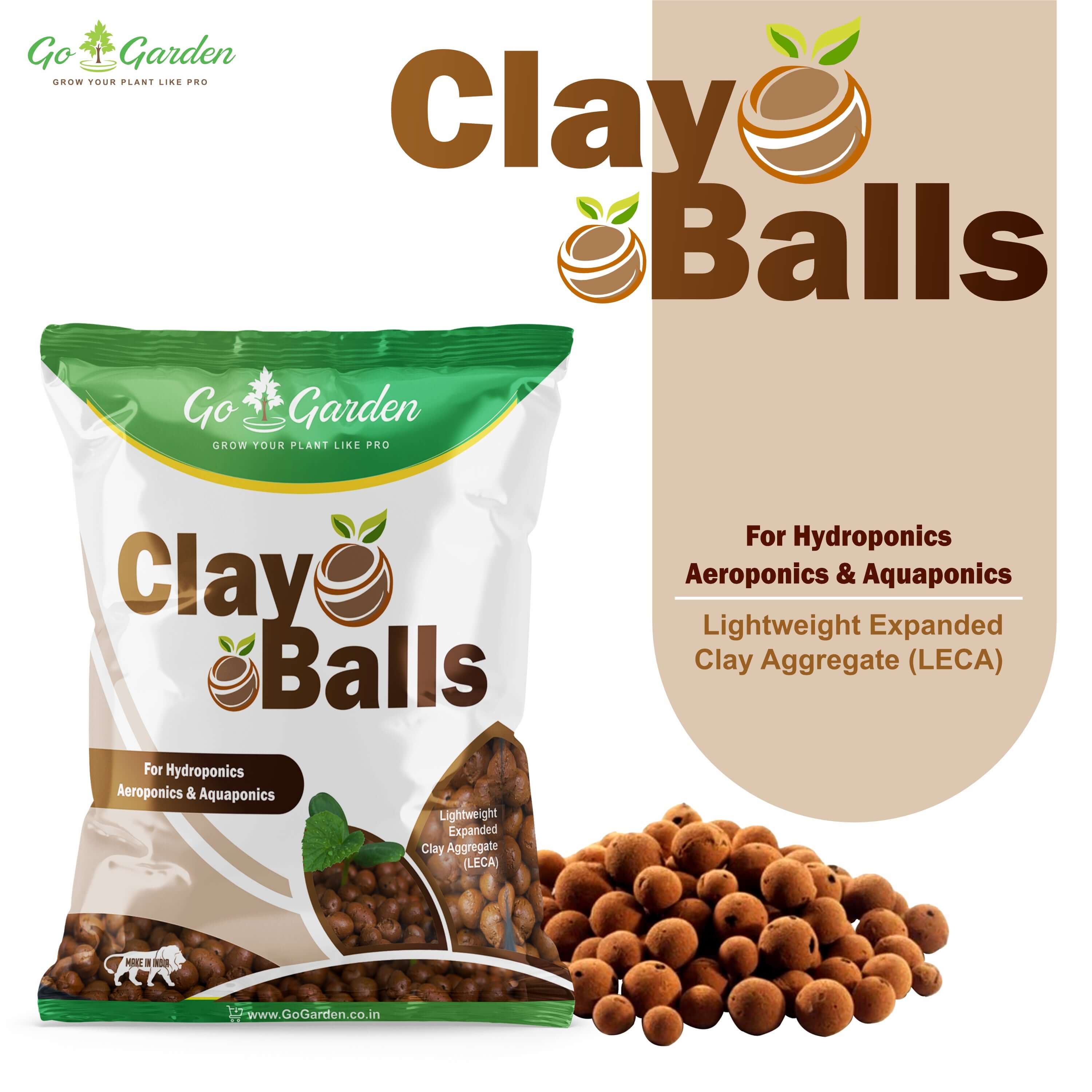 Clay balls for gardening
