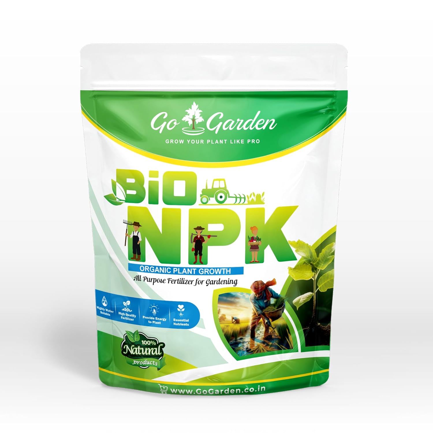 Bio NPK Fertilizers for Plants | Complete Plant Food NPK Fertilizer for Growth Boost and Maximum Production