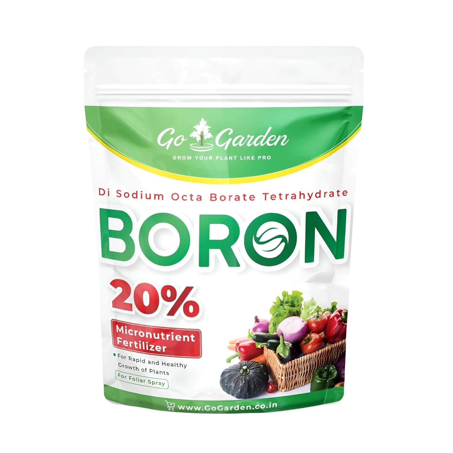 Boron 20% Micronutrient Fertilizer - Boosts Vegetable Growth