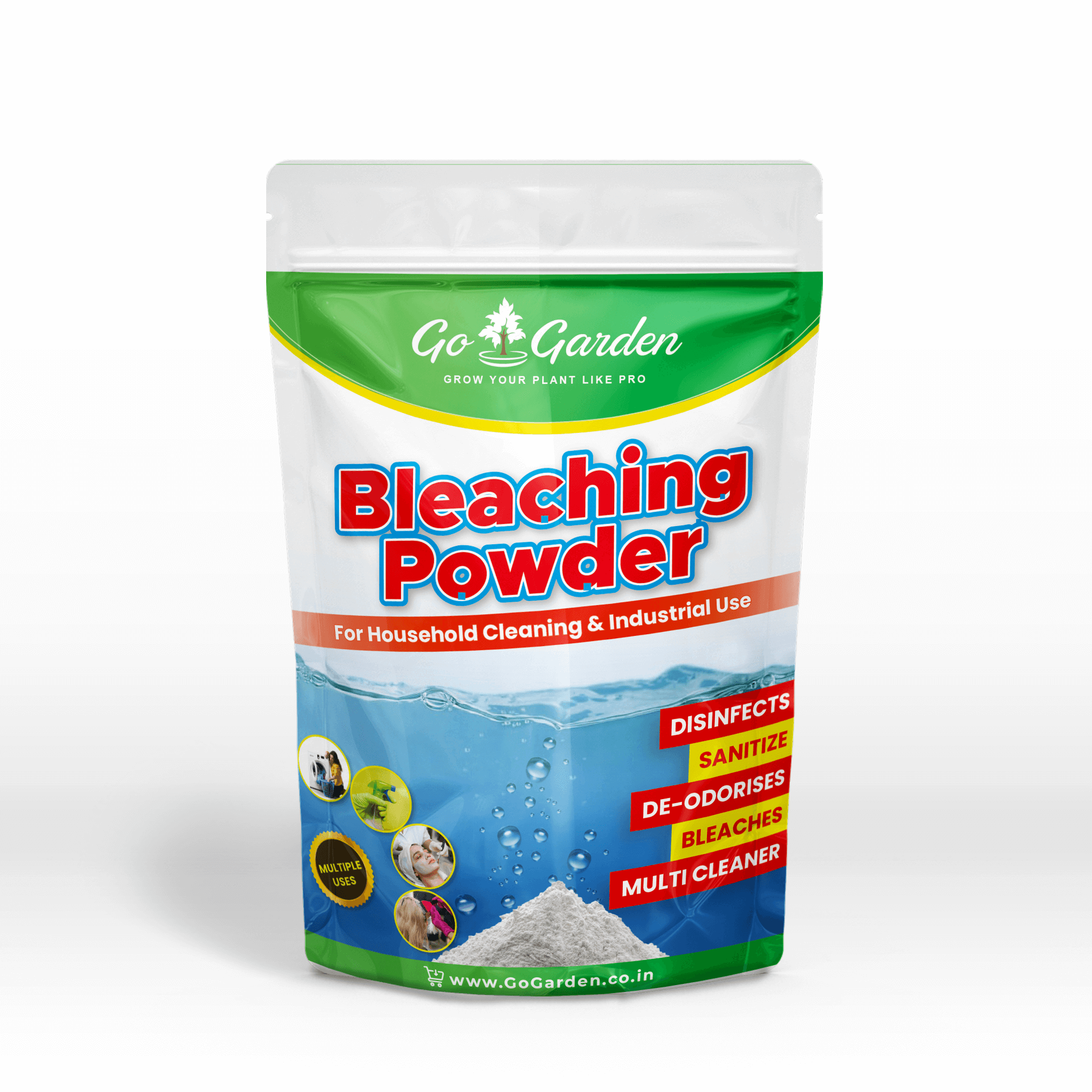 Go Garden Bleaching Powder for Bathroom 400 Grams