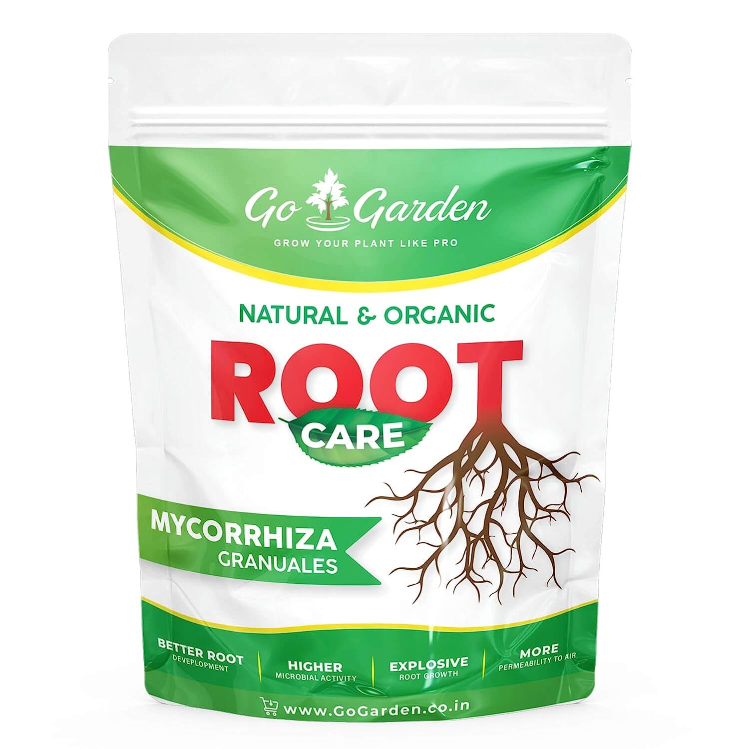 Go Garden Root Care VAM Mycorrhiza Advanced Organic Plant Fertilizer and Root Growth Enhancer 900 G