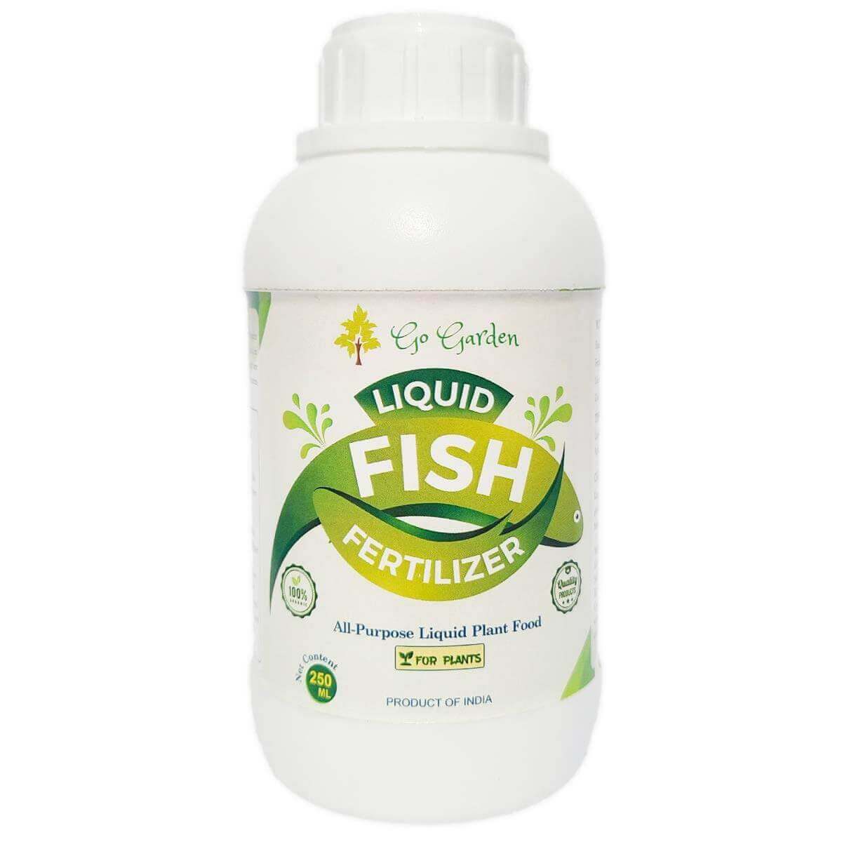 Liquid Fish Fertilizer for Plants – Widely used for Lemon Plant – All Purpose Liquid Fertilizer Vigorous Plant Growth 250 ML
