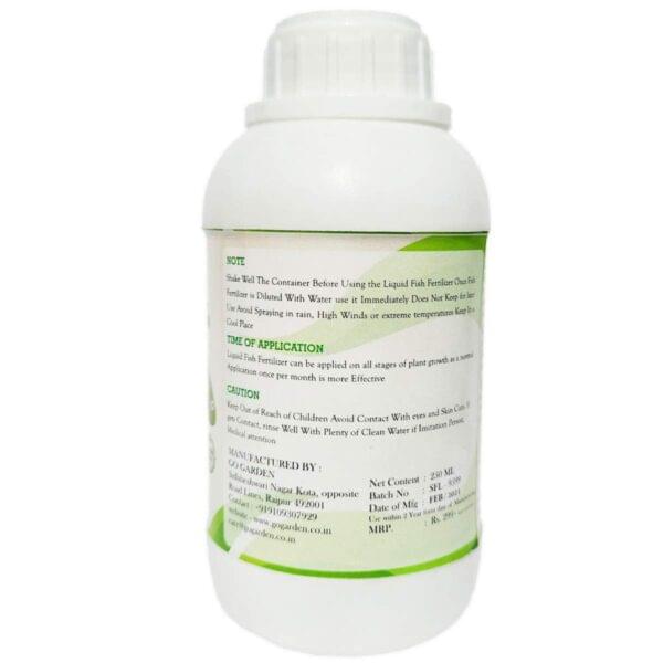 Liquid Fish Fertilizer for Plants – Widely used for Lemon Plant – All Purpose Liquid Fertilizer Vigorous Plant Growth 250 ML