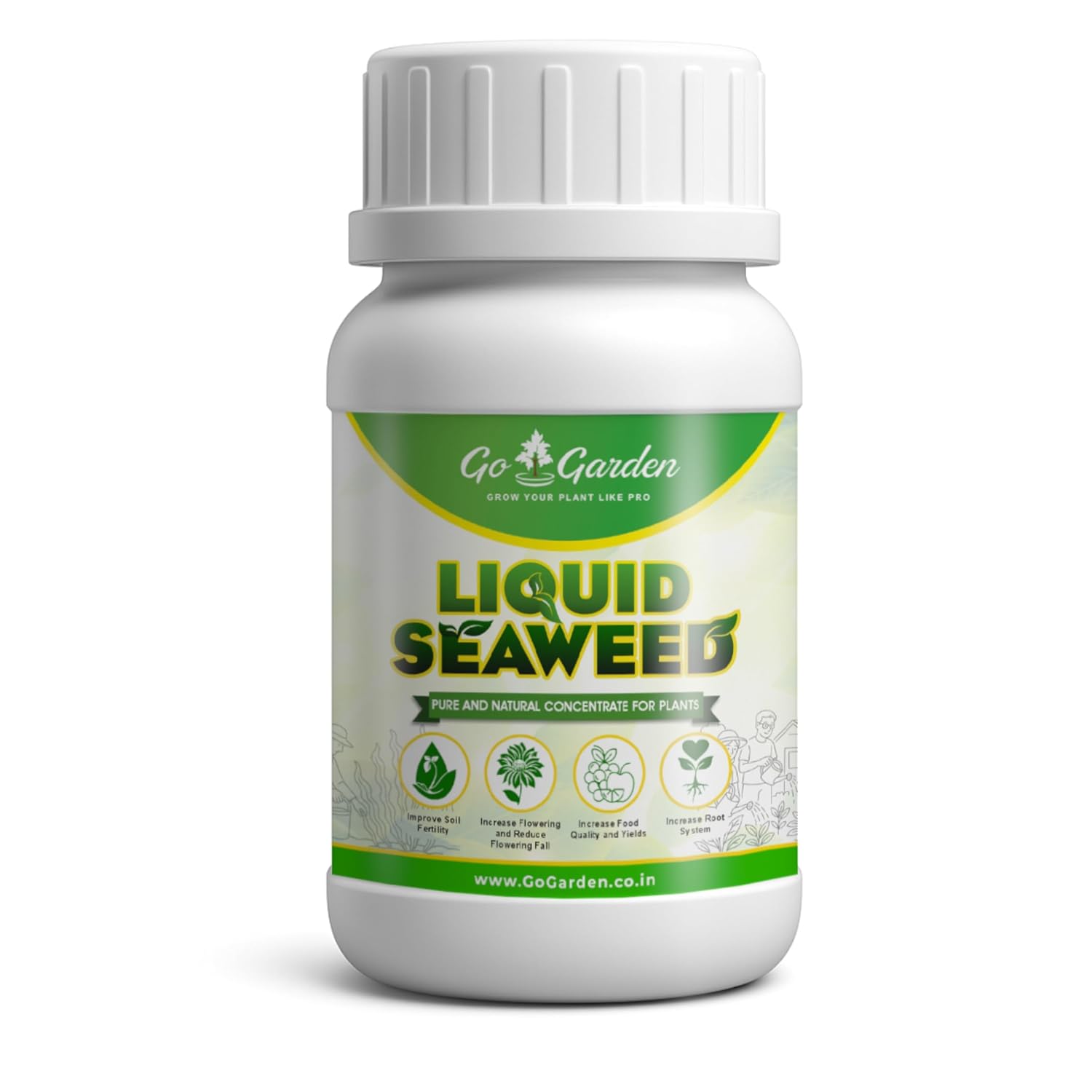 Seaweed Fertilizer for Plants Liquid Concentrate 100% Organic Fertilizer for Plant and Garden Purpose