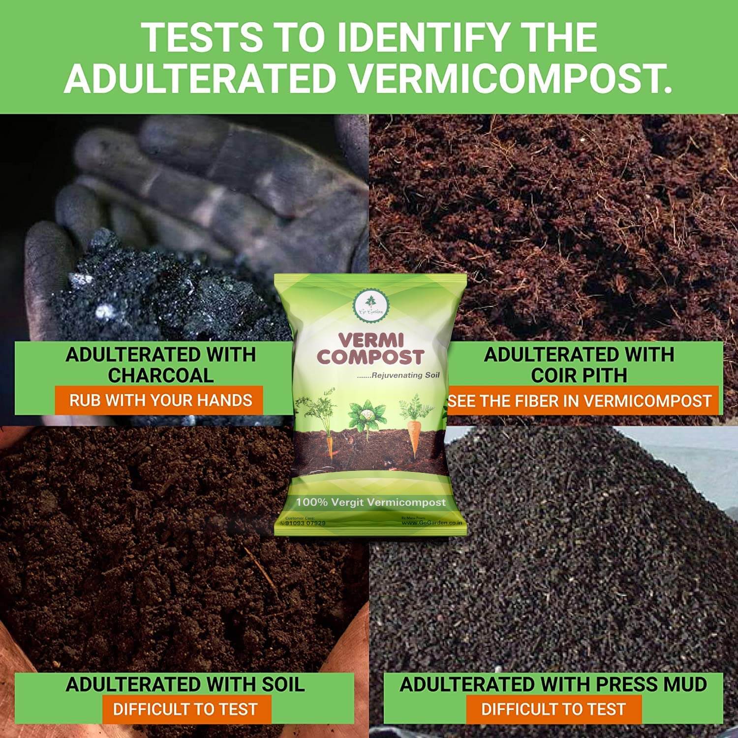 Vermicompost Complete Plant Food Effective Organic Fertilizer & Manure 100% Virgin