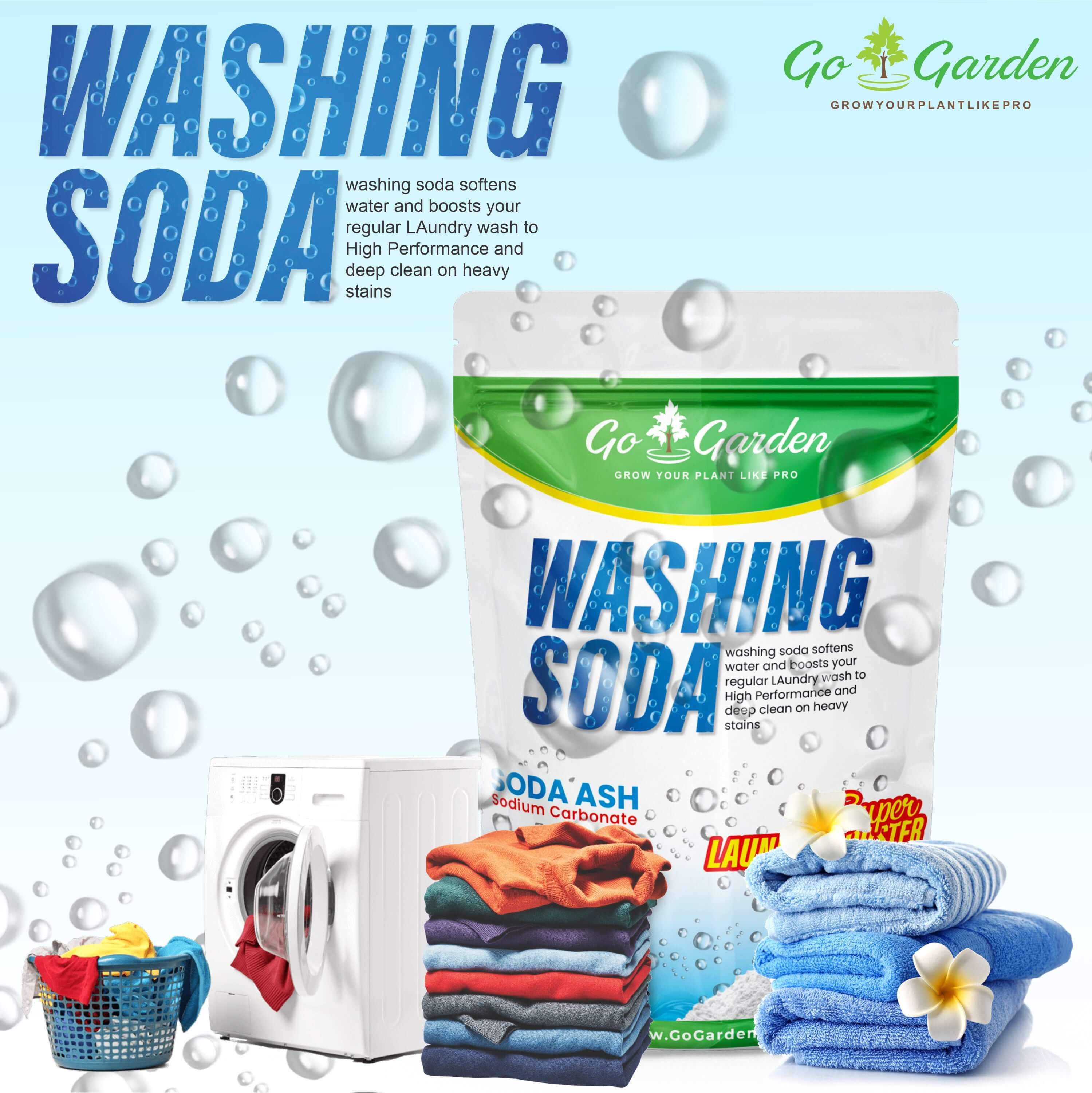 Go Garden Washing Soda Powder 400GM