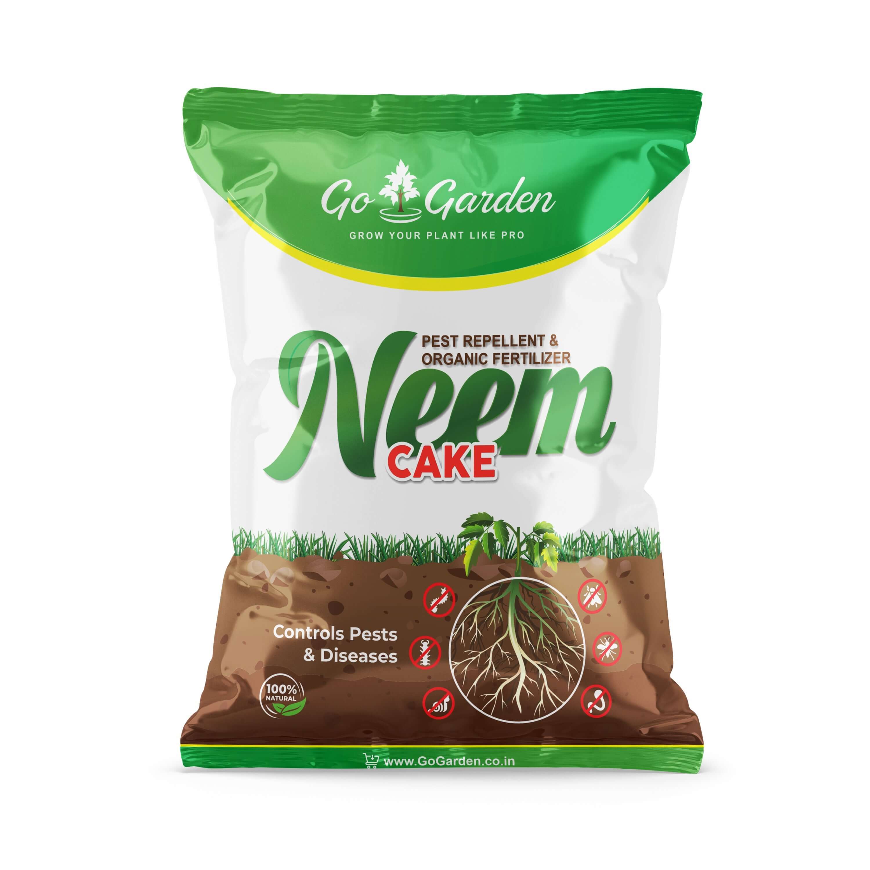 Neem Cake Powder for Plants and Home Garden 100% Organic Fertilizer and Pest Repellen