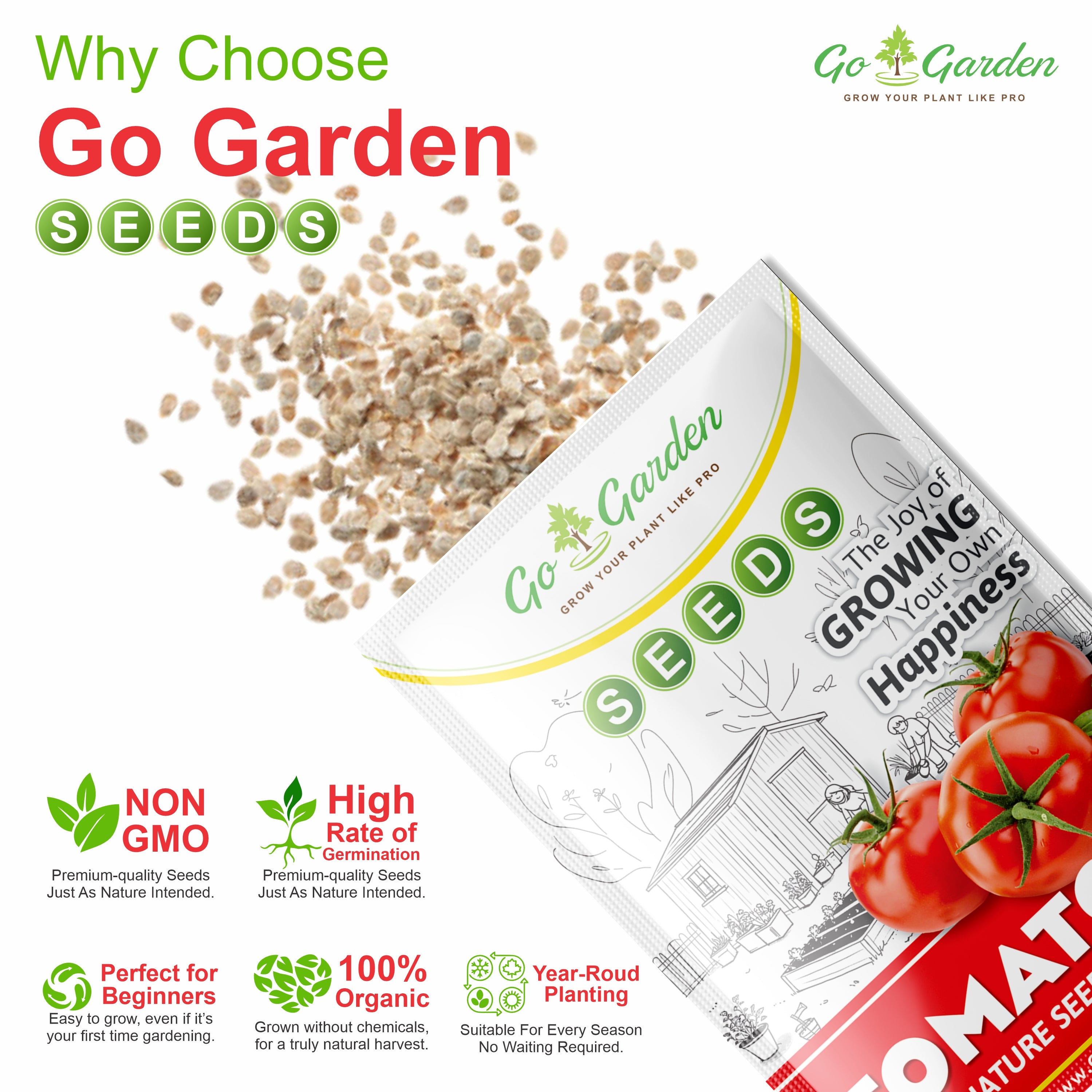 Tomato, Cherry Tomato Honey – Seeds (Red, Pack of 10g, 2000+ Seeds) Seeds to grow in Your Home & kitchen garden