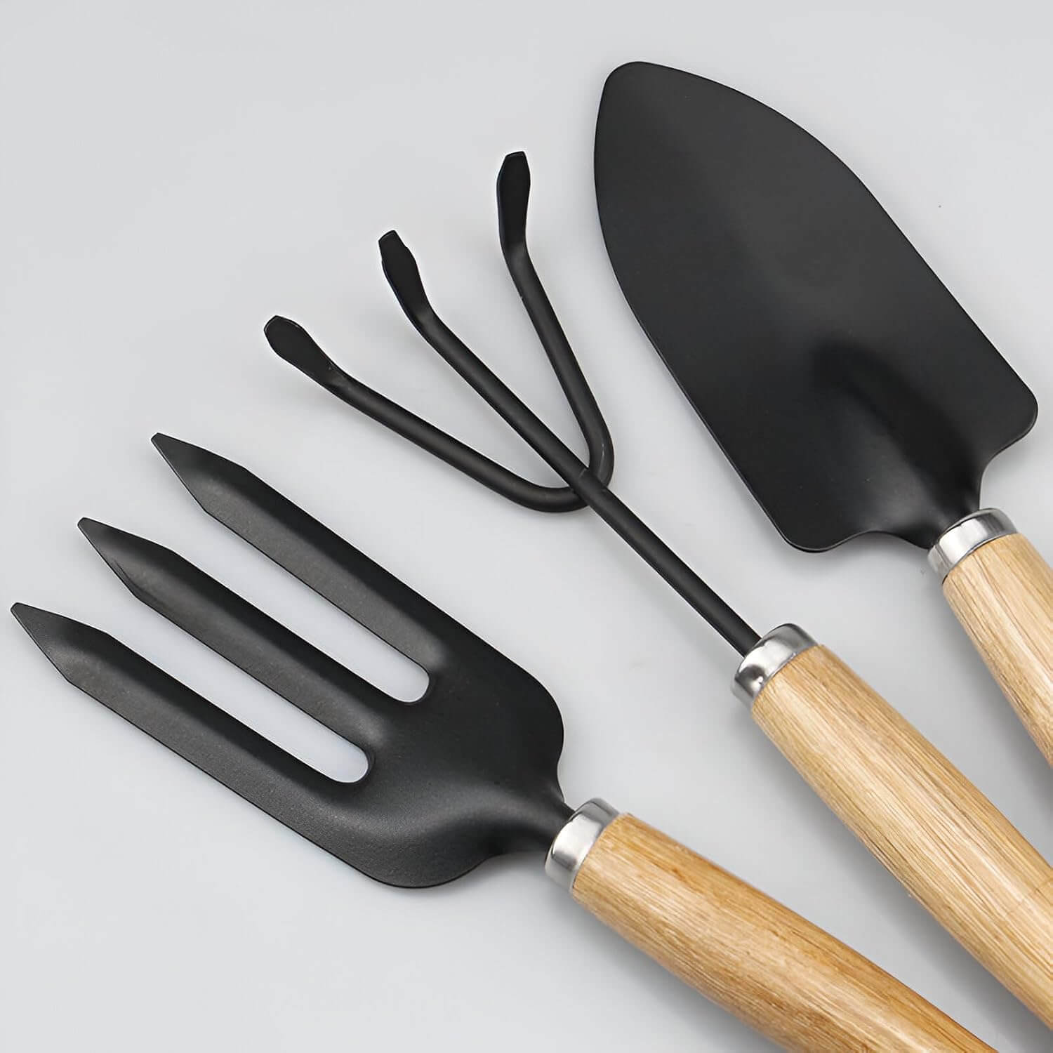 3 Pcs Gardening Hand Tool Kit for Home Gardening | Hand Cultivator, Trowel, Transplanter | Perfectly Sized for Home Garden | Ideal for Flower Pots and Lawns