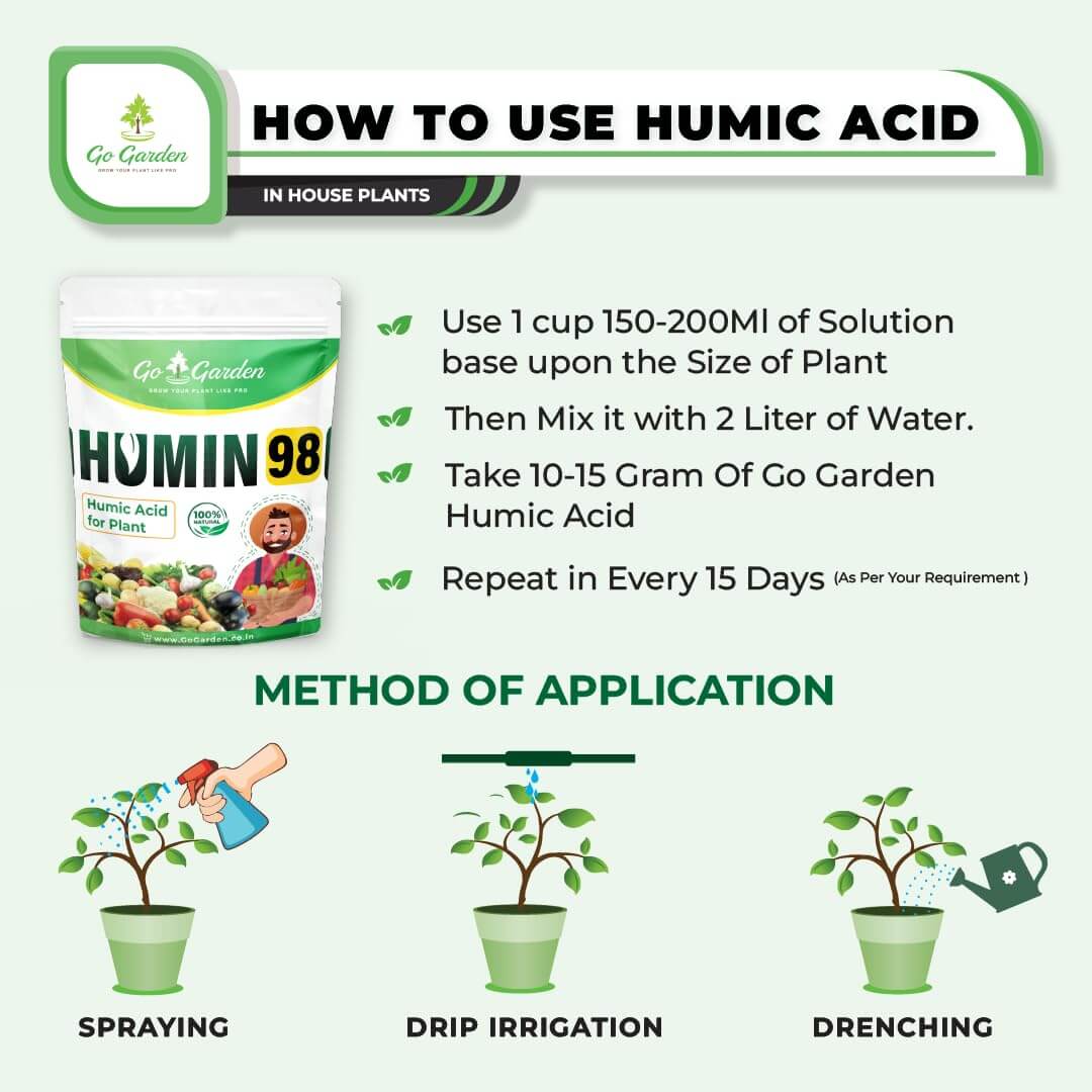 Humic Acid for Plants (Humic Acid 98%) – Natural Plant Growth Stimulator – Organic Plant Food
