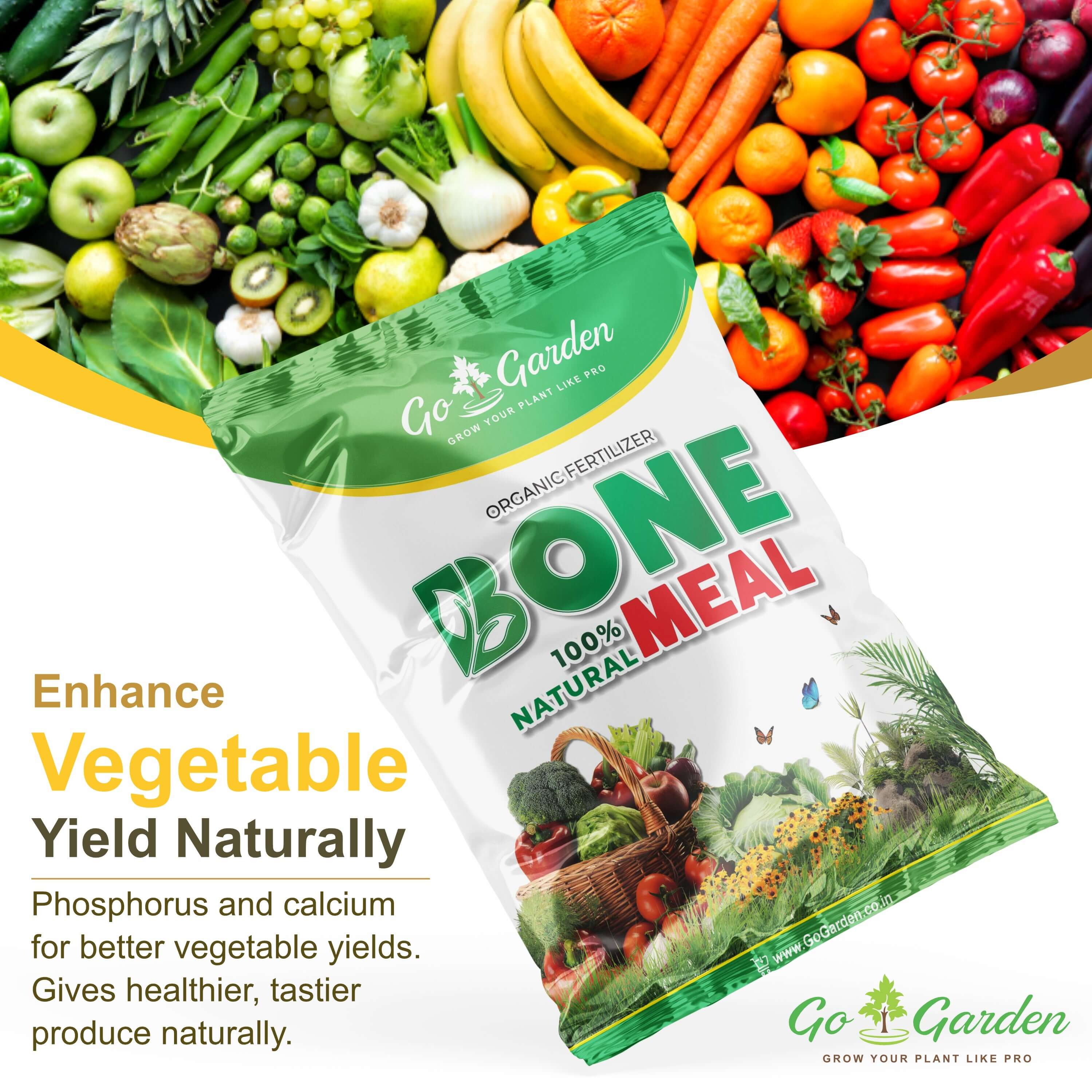 Organic Bone Meal Fertilizer for Plants 950 Grams