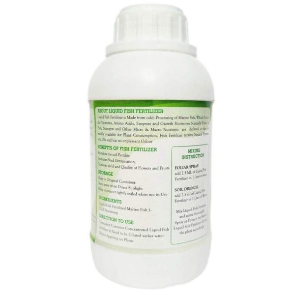 Liquid Fish Fertilizer for Plants – Widely used for Lemon Plant – All Purpose Liquid Fertilizer Vigorous Plant Growth 250 ML