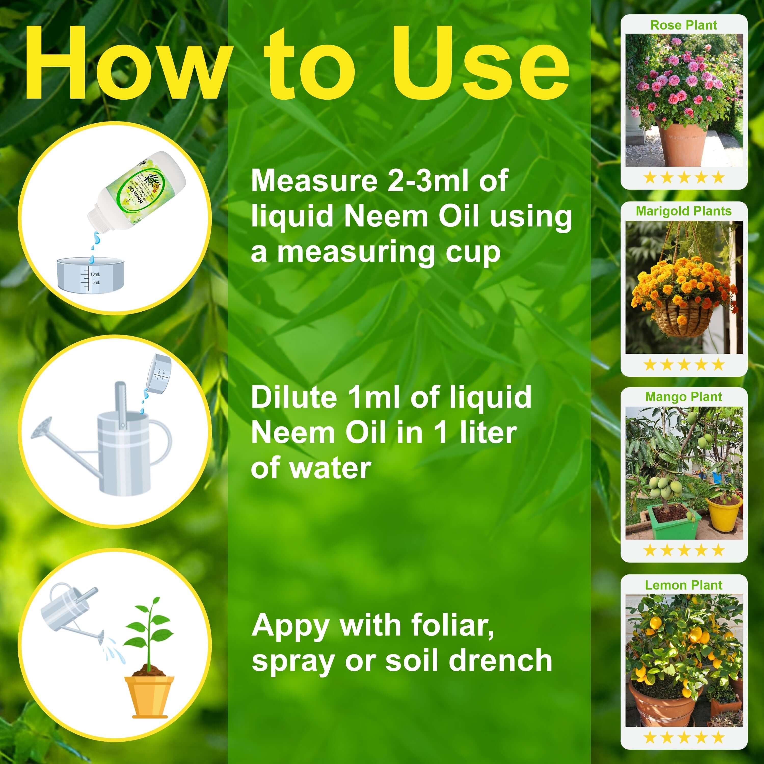 Neem oil for Plants by Go Garden