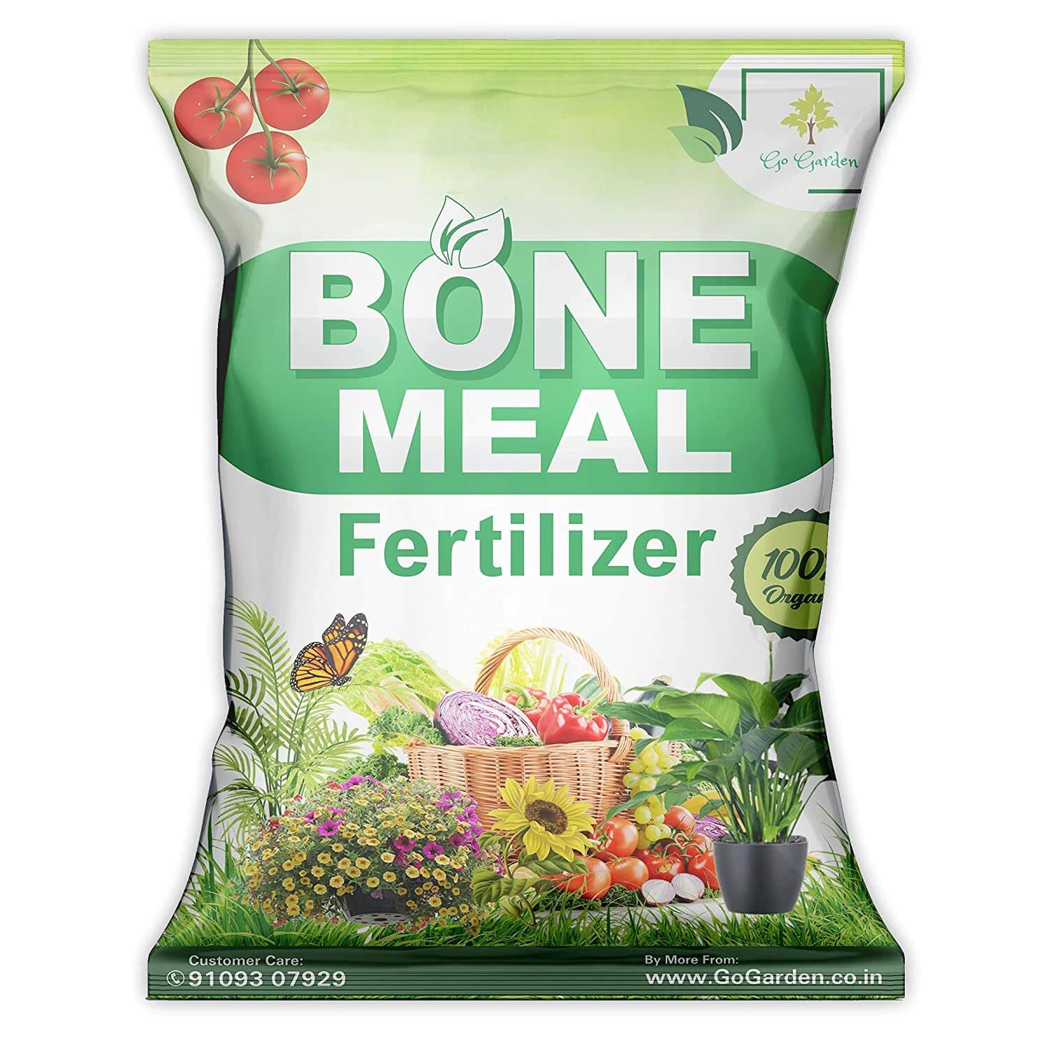 Organic Bone Meal Fertilizer for Plants 950 Grams
