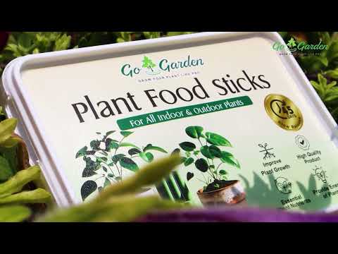 Fertilizer Sticks – Natural Plant Food | Boosts Growth & Yield | For Indoor & Outdoor Plants | Easy-to-Use | 40 Sticks Pack