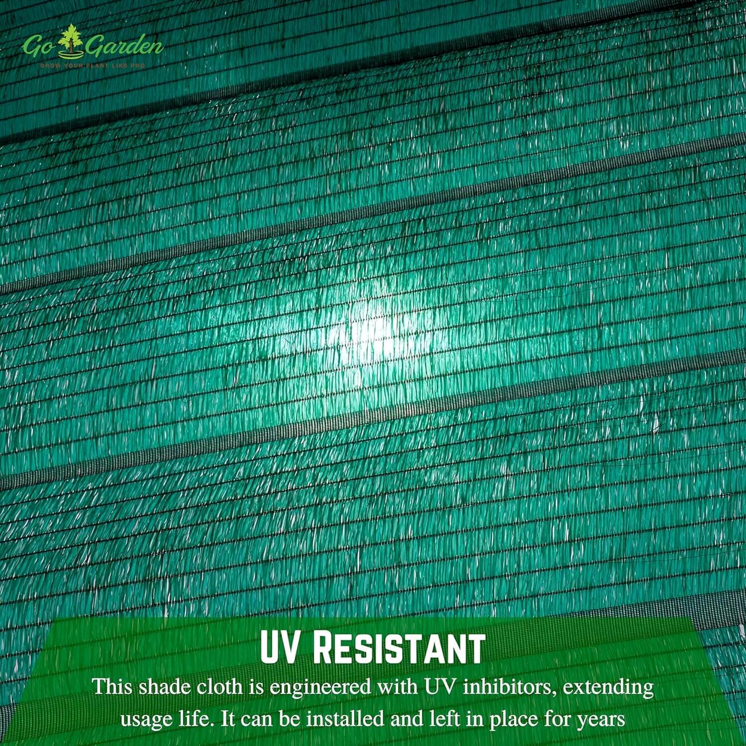 Green Shade Net 75% UV Protected  | Multi-Purpose Agro Net | Garden, Greenhouse, Terrace & Balcony Use | Durable Ideal for Farming & Gardening