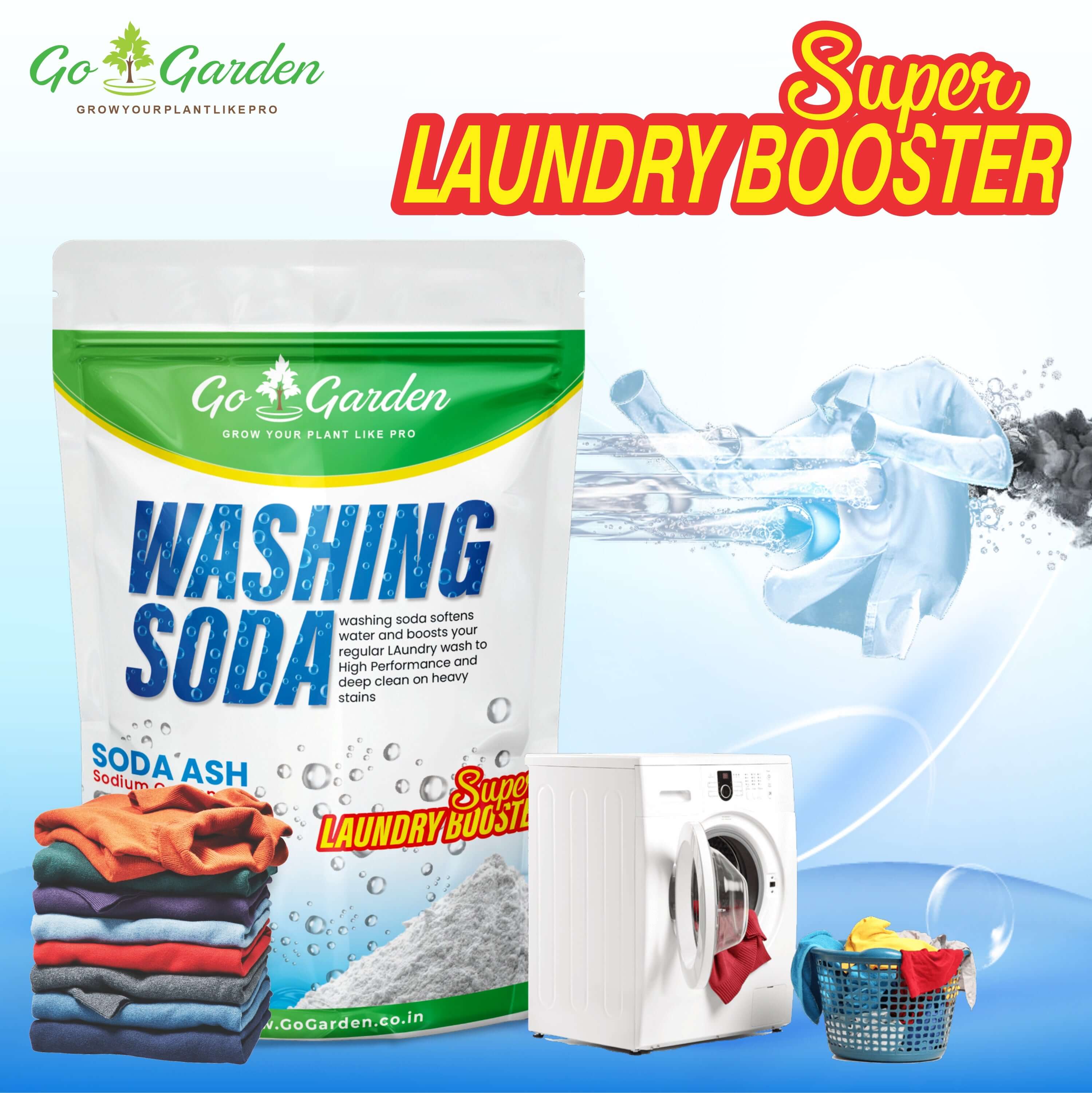 Go Garden Washing Soda Powder 400GM