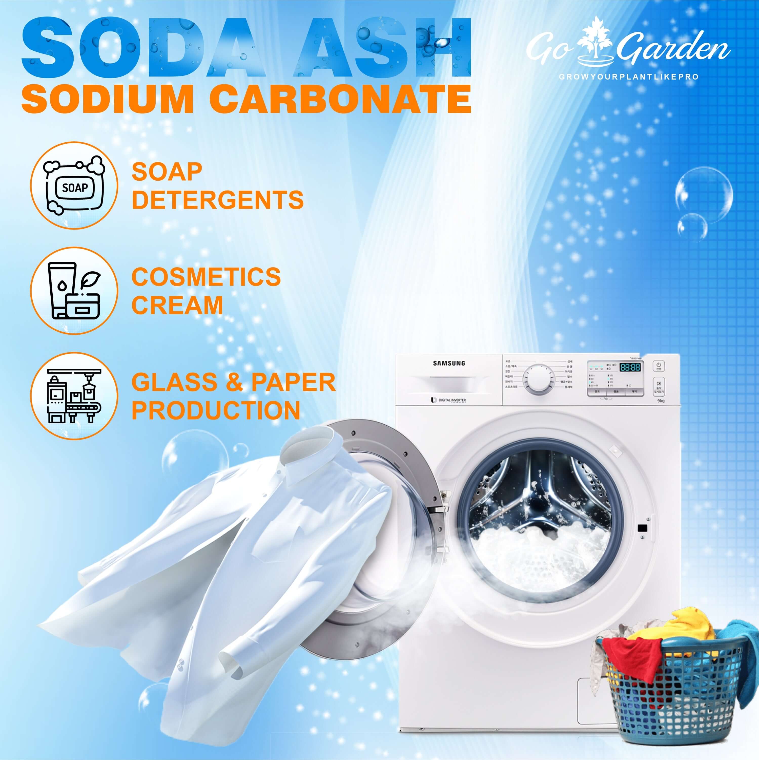 Go Garden Washing Soda Powder 400GM